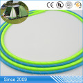 Cuerda de nylon revestida trenzada coloreada en blanco coloreada de las correas del PVC para la correa del perro